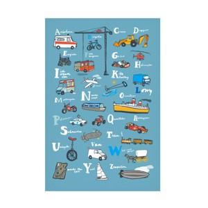 Trademark Fine Art - Hanna Melin ABCs Canvas Art - 1 of 4