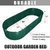 Cesicia 8 x 3 x 2 FT Light Gray Oval Galvanized Metal Raised Garden Bed - 2 of 4