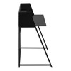 XIYUYEU Home Office Desk 47" L Writing Desk with Long Shelf and Trapezoidal Metal Legs - 3 of 4