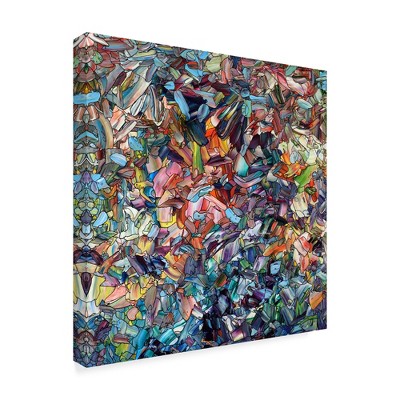 Trademark Fine Art -James W. Johnson 'Fragmenting Heart' Canvas Art