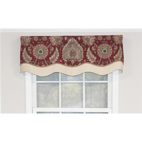 Rlf Home Wakeshire Glory Valance Garnet. 3