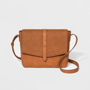 Carter Midi Flap Crossbody Bag - Universal Thread Brown, Women