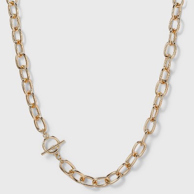 Toggle Chain Necklace - A New Day™ Gold