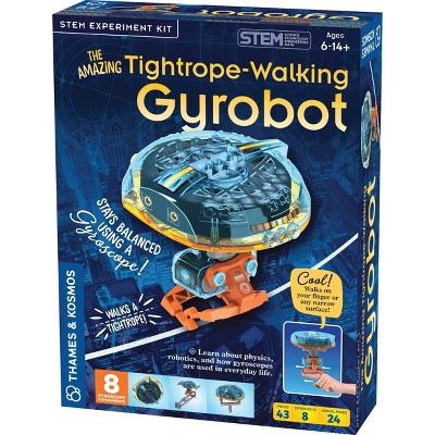 Thames & Kosmos Amazing Tightrope Walking Gyrobot Science Kit