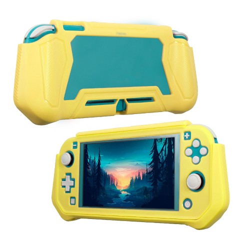 Insten Protective Case For Nintendo Switch Lite With Built In Screen Protector Ergonomic Hand Grip Rugged Front Back Cover Yellow Target