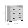 NicBex 5 Drawers Dresser for Bedroom,Chest of Drawers with Black Metal Handle Design,Modern Freestanding Dresser,Storage Dressers for Bedroom - 4 of 4