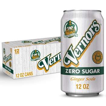 Vernors Zero Sugar Ginger Soda - 12pk/12 fl oz Cans