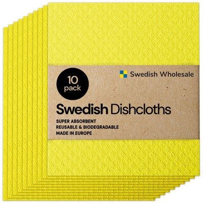 Clean It Mixed Swedish Dish Cloths - Set Of 4, Reusable, Absorbent  Cellulose Sponge Towels For Kitchen, Cleaning Counters, And Dishes  (snowflakes) : Target