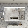 Acekool 60 x 40 Inch Rectangular Bathroom Mirror with Silver Frame, Smart Touch, Adjustable Brightness, Wall Mounted, Horizontal or Vertical - 4 of 4