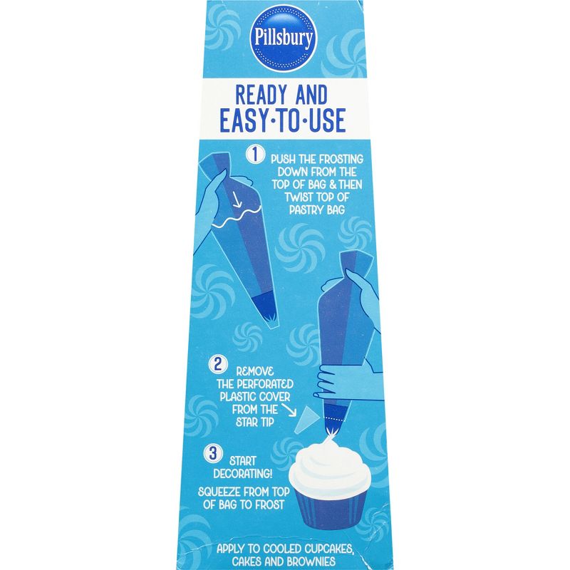 Pillsbury Vanilla Flavored Ready-to-Use Frosting Bag - 16oz, 5 of 8