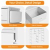 Dresser for Bedroom,Cloth Storage Tower with 12 Drawers,12 Drawers Storage Tower,Chest of Drawers with Bins - 4 of 4