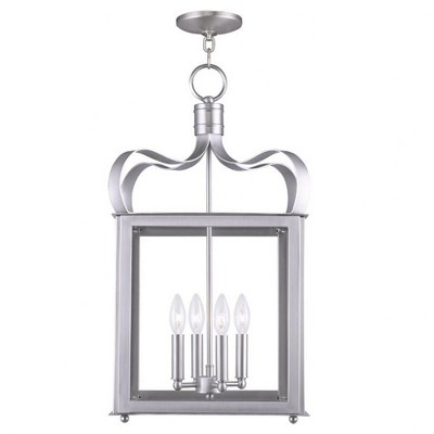 Livex Lighting Garfield 4 - Light Pendant in  Brushed Nickel
