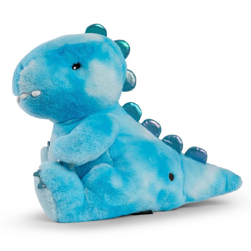 FAO Schwarz Glow Brights Toy Plush LED with Sound Blue Dinosaur 12&#34; Stuffed Animal, 6 of 12
