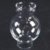 Clear Glass Lamp Chimney, Replacement Hurricane Globe Measures 1 5/16 Inch Diameter Base x 3 3/8 Inches High for Oil or Kerosene Lanterns, Vintner's - 3 of 3