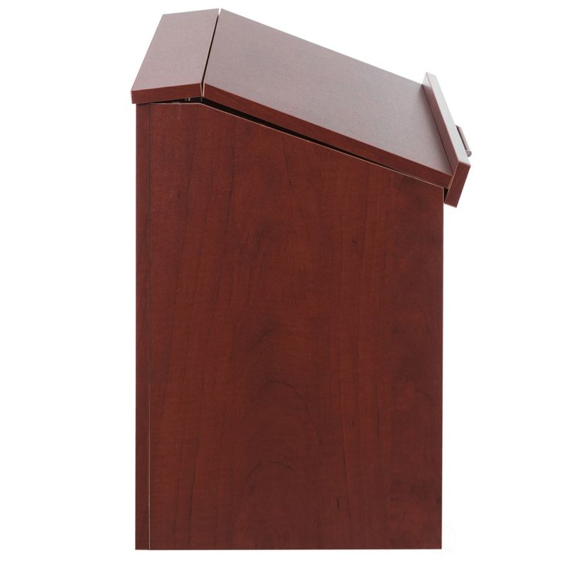 Basicwise Foldable Tabletop Portable Podium, for Church, School, Office, or Home, 5 of 8
