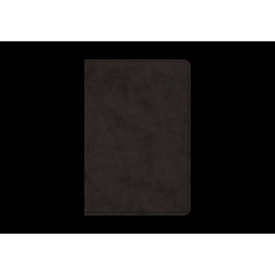 ESV Value Large Print Compact Bible, Red Letter (Trutone, Black) - (Leather Bound)