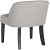 Bell Vanity Chair - MCR4203 - Artic Grey/Taupe - Safavieh Couture - 4 of 4