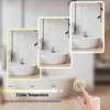 Aura LED Medicine Cabinet with Mirror, Recessed/Wall Mount Bathroom Cabinet, Dimmable, 3 Mode Light, Anti-Fog, Memory Function, Silver - 3 of 4