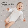 KeaBabies Mini Crib Sheets for Baby Girls, Boys, 2-Pack Soothe Pack and Play Sheets Fitted, Organic Pack N Play Mattress Sheet - 4 of 4