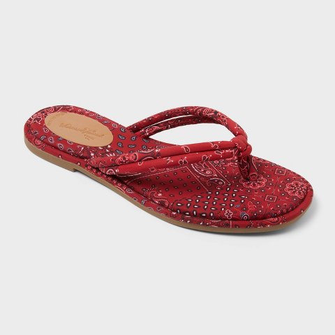 Женские сандалии Universal Thread Women's Kirby Sandals - Universal Thread™ Red 9