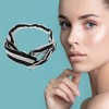 Unique Bargains Women's Fashion Stripe Pattern Cross Elastic Hairband 1 Pc - 3 of 4