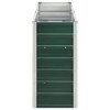 vidaXL Garden Raised Bed Galvanized Steel 94.5"x15.7"x30.3" Green - 4 of 4