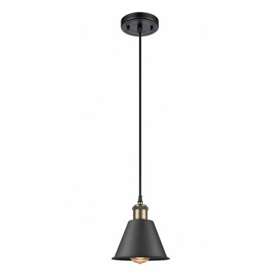 Smithfield - 1 Light Cord Hung Mini Pendant In Industrial Style-7.5 Inches Tall and 7 Inches Wide
