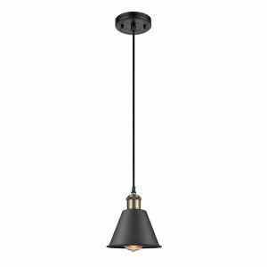 Smithfield - 1 Light Cord Hung Mini Pendant In Industrial Style-7.5 Inches Tall and 7 Inches Wide - 1 of 1