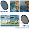 MaseiKar 55mm ND/CPL/Effect Filter Set with Lens Clamp, ND32, 6-Point Star, 4 Graduated Colour Filters for iPhone 12-16, Samsung - 3 of 4
