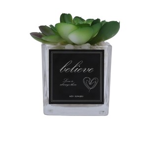 Unique Bargains Fake Trees Plastic Green 1.97"x1.97"x5.91" 1Pc - 1 of 4