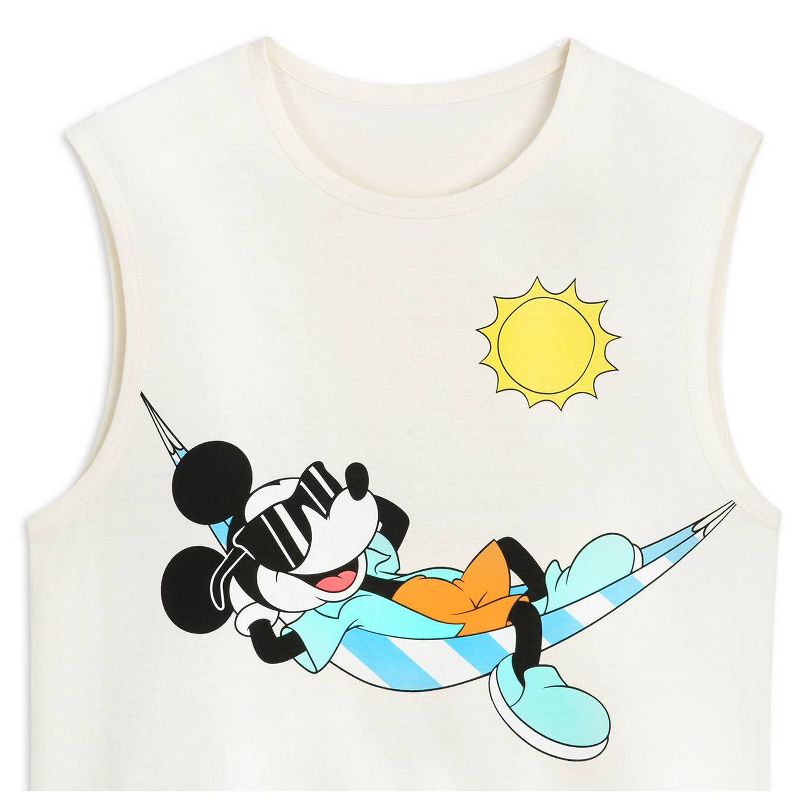 Men&#39;s Mickey Mouse Graphic Tank Top - White - Disney Store, 3 of 5