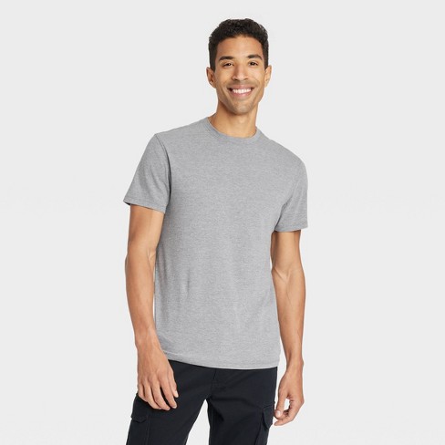 Men's Casual Fit Every Wear Short Sleeve T-Shirt - Goodfellow & Co™ Gray M