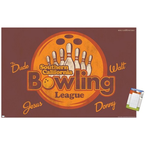 Trends International The Big Lebowski - Bowling League Unframed Wall Poster Prints - image 1 of 4