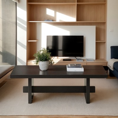 Hommoo Rectangular Coffee Table Black