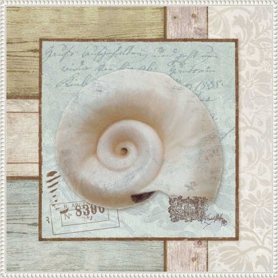 Amanti Art Traveling By Sea II by Elizabeth Medley Canvas Wall Art Print Framed 22 x 22-in.