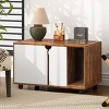 Cat Litter Box Enclosure, Hidden Cat Box, Kitty End Table, Cat Box Litter With Double Doors-Cuddlewood - 2 of 4
