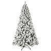 Mlmh & Kngwa 5FT Flocked Pre-Lit Christmas Tree With Warm Lights - 2 of 4