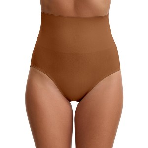 INSPIRE CHIC Women's High Waisted Tummy Control Shaping Briefs - 1 of 4