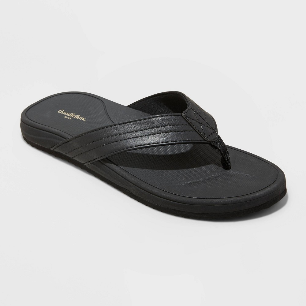 Men's Guy Sandals - Goodfellow & Co Black XL