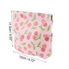 Unique Bargains Women's Snap Closure Cosmetic Bag Pink 1 Pc - 3 of 3
