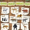 10 Piece Safari Animal Figurines Set Realistic Wild Zoo Animals with Elephant Lion Tiger Giraffe Educational Toys for Toddlers Boys Girls - 2 of 4