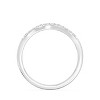 GILDED 1/10 ctw Lab Grown Diamond Stackable Band Ring for women in 14KT Gold Plated or 925 Sterling Silver | Size 7 - 4 of 4