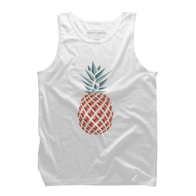 Men's Design By Humans Pineapple By basilique Tank Top