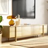 Gaoyangjiaju 86.8 Inch TV Stand for TVs up to 90 Inches with Drawers and Cabinets Living Room Media Console - 2 of 4