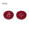 Unique Bargains Resin Snap Fastener Round Flat 4-Hole Sewing Buttons 10 Pcs - 3 of 4