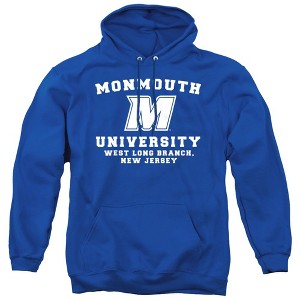 Monmouth University Official Circle Logo Adult Pull-Over Hoodie - 1 of 4