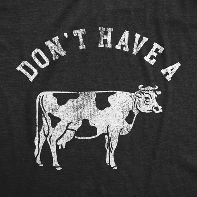 Мужские футболки Crazy Dog T-Shirts, Inc. Mens Funny T Shirts Dont Have A Cow Sarcastic Graphic Novelty Tee for Men - Crazy Dog Men's T Shirt for Animal Lovers Black S — фото 2