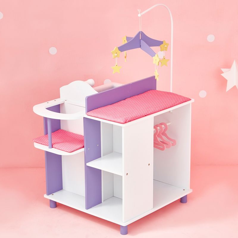 Olivia's Little World - Little Princess 18" Doll Furniture - Baby Changing Station with Storage, 3 of 16