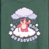 Women's - Disney - Lotso No Rain No Flowers Lightweight French Terry Wide Neck Long Sleeve Shirt - 2 of 4