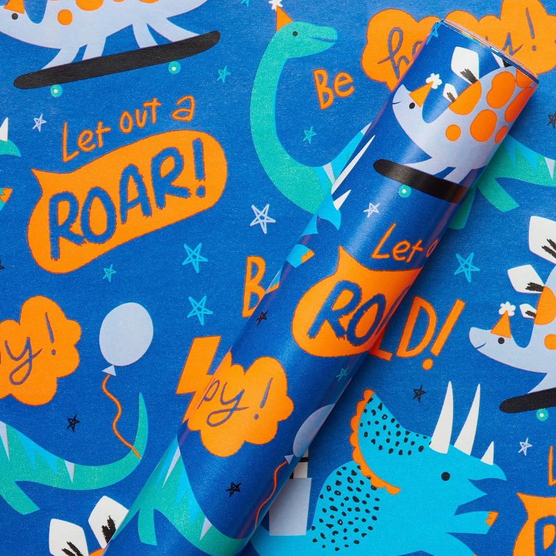 Dinosaur Kids&#39; Wrapping Paper - Spritz&#8482;, 1 of 6